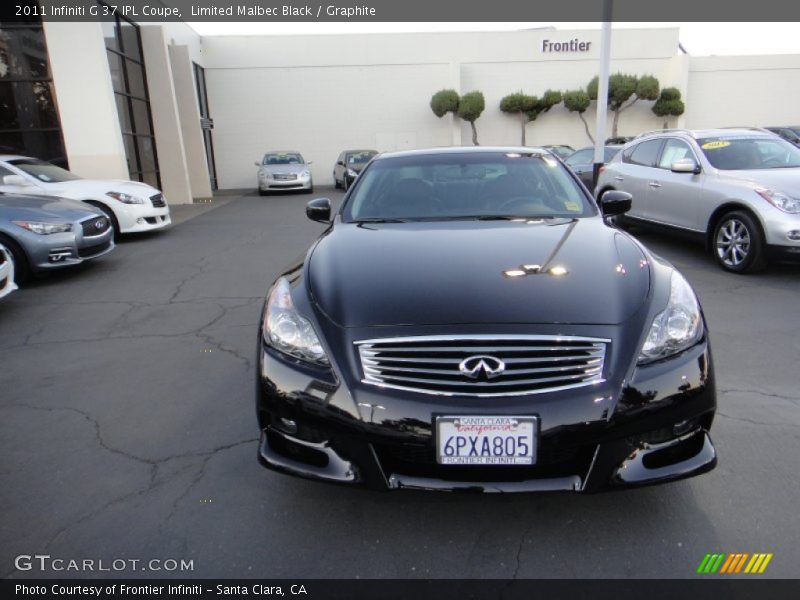 Limited Malbec Black / Graphite 2011 Infiniti G 37 IPL Coupe