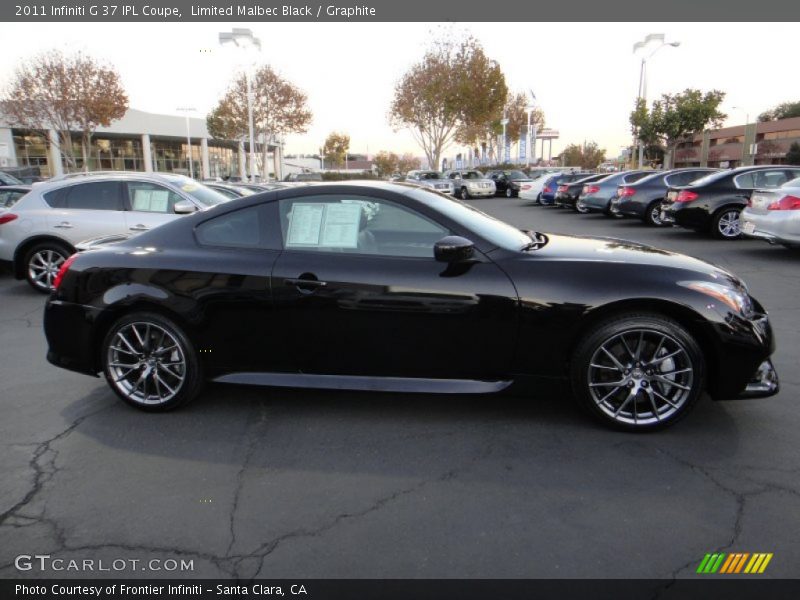 Limited Malbec Black / Graphite 2011 Infiniti G 37 IPL Coupe