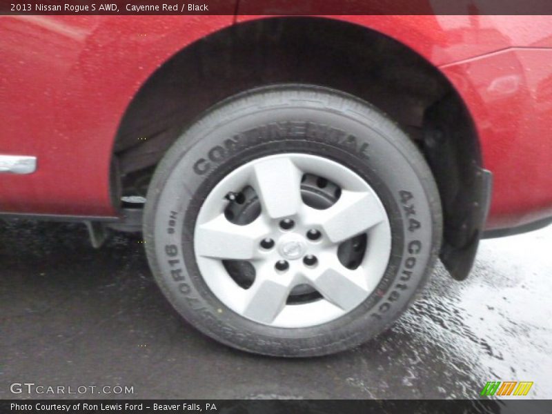 Cayenne Red / Black 2013 Nissan Rogue S AWD