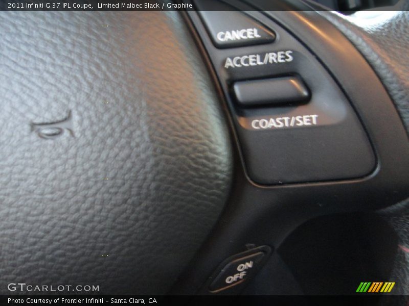 Limited Malbec Black / Graphite 2011 Infiniti G 37 IPL Coupe