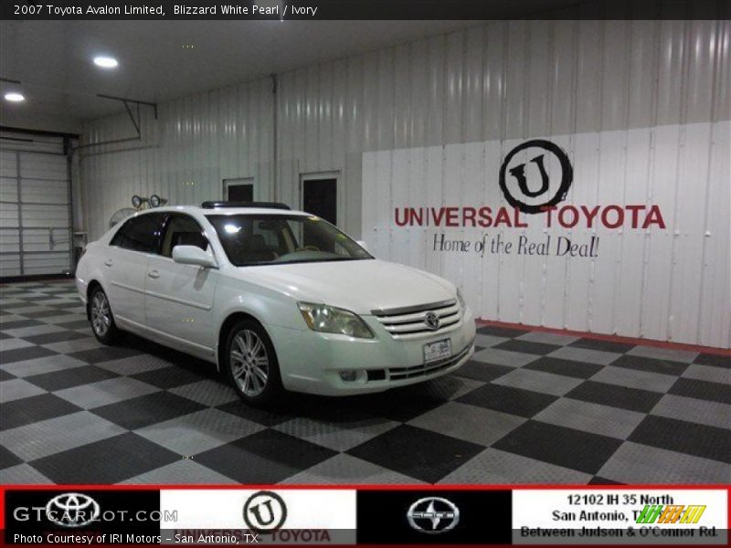 Blizzard White Pearl / Ivory 2007 Toyota Avalon Limited