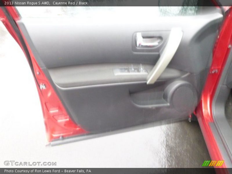 Cayenne Red / Black 2013 Nissan Rogue S AWD