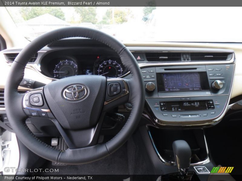 Dashboard of 2014 Avalon XLE Premium