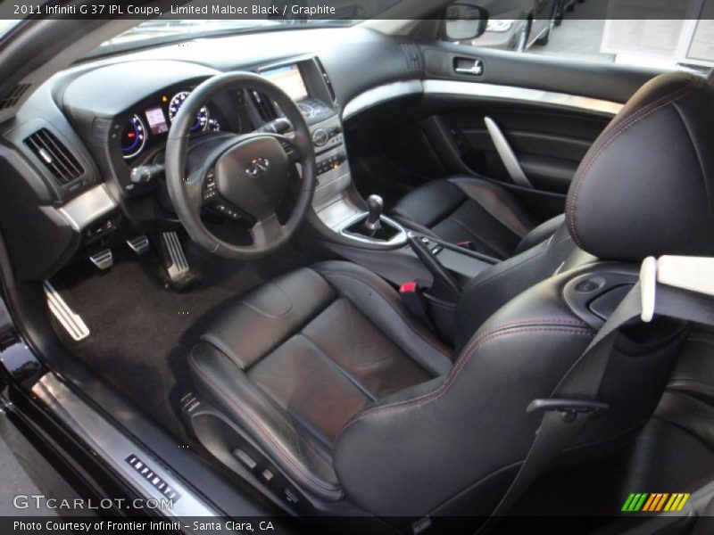 Limited Malbec Black / Graphite 2011 Infiniti G 37 IPL Coupe