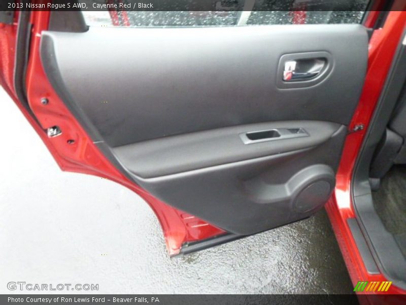 Cayenne Red / Black 2013 Nissan Rogue S AWD