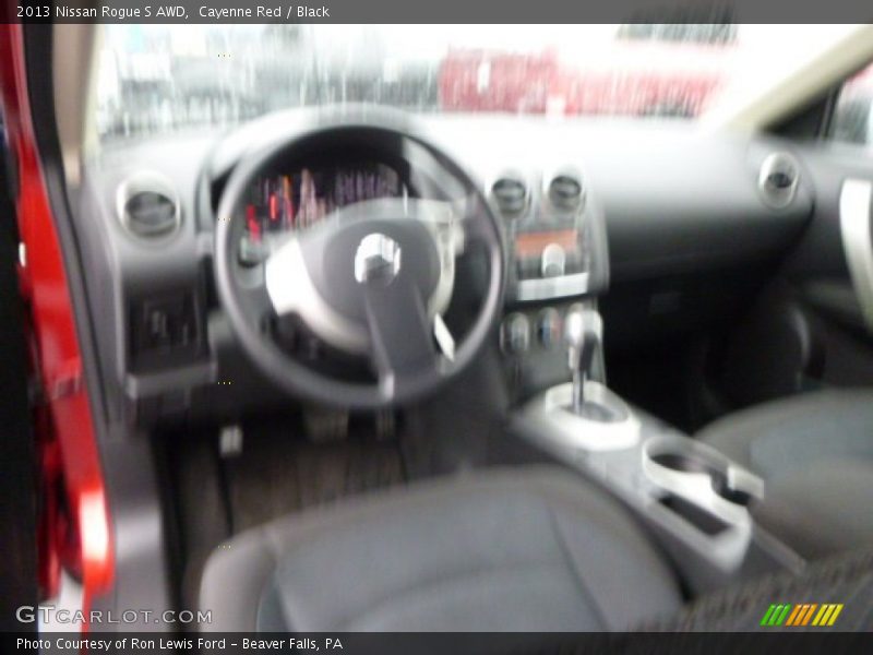 Cayenne Red / Black 2013 Nissan Rogue S AWD