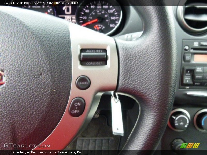 Cayenne Red / Black 2013 Nissan Rogue S AWD