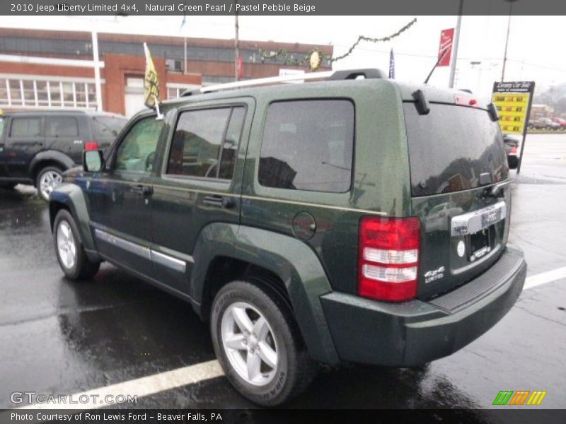 Natural Green Pearl / Pastel Pebble Beige 2010 Jeep Liberty Limited 4x4