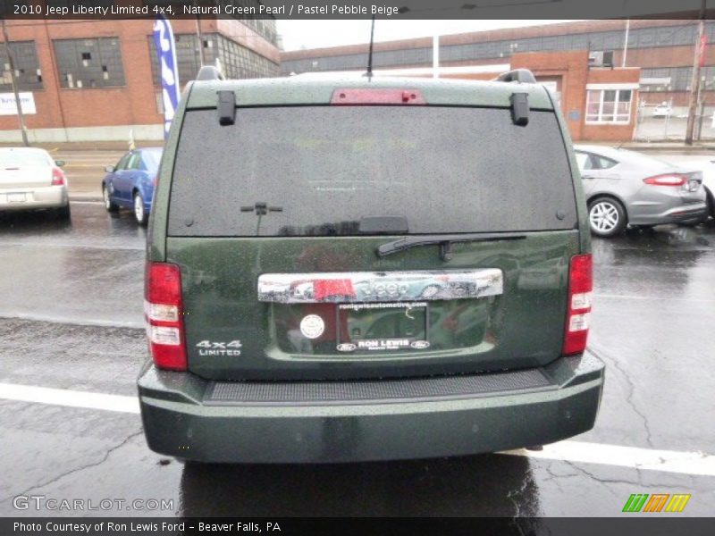 Natural Green Pearl / Pastel Pebble Beige 2010 Jeep Liberty Limited 4x4