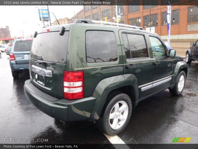Natural Green Pearl / Pastel Pebble Beige 2010 Jeep Liberty Limited 4x4