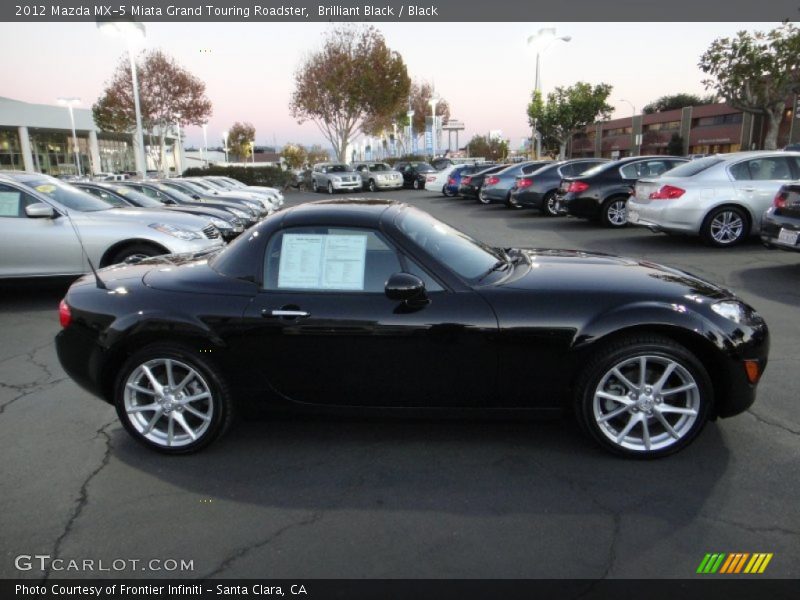 Brilliant Black / Black 2012 Mazda MX-5 Miata Grand Touring Roadster