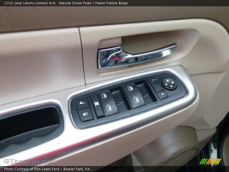 Natural Green Pearl / Pastel Pebble Beige 2010 Jeep Liberty Limited 4x4