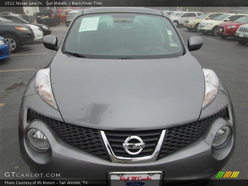 Gun Metallic / Black/Silver Trim 2012 Nissan Juke SV