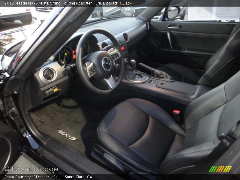 Brilliant Black / Black 2012 Mazda MX-5 Miata Grand Touring Roadster