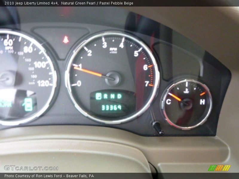 Natural Green Pearl / Pastel Pebble Beige 2010 Jeep Liberty Limited 4x4
