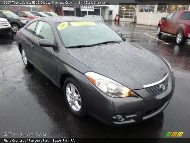 Magnetic Gray Metallic / Dark Charcoal 2007 Toyota Solara SE V6 Coupe