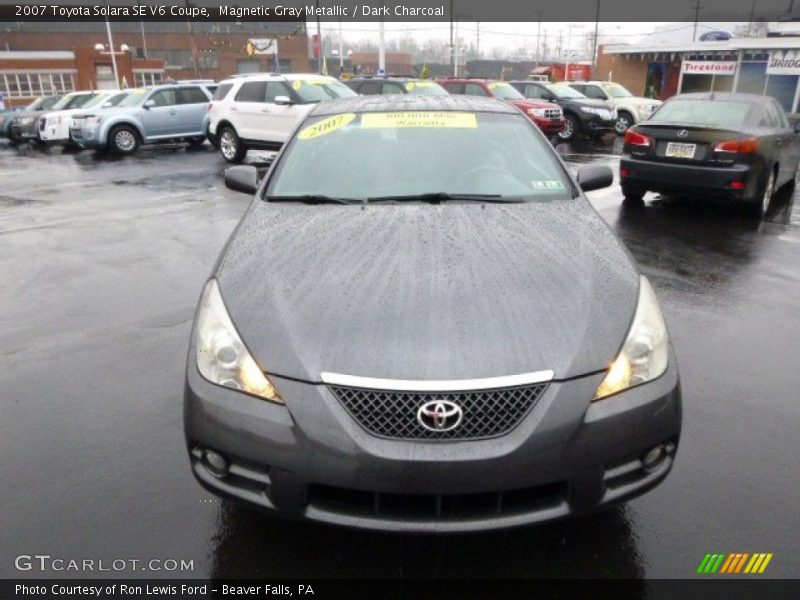 Magnetic Gray Metallic / Dark Charcoal 2007 Toyota Solara SE V6 Coupe