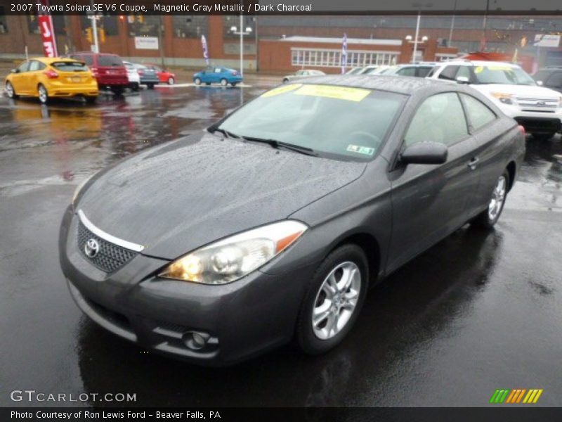 Magnetic Gray Metallic / Dark Charcoal 2007 Toyota Solara SE V6 Coupe