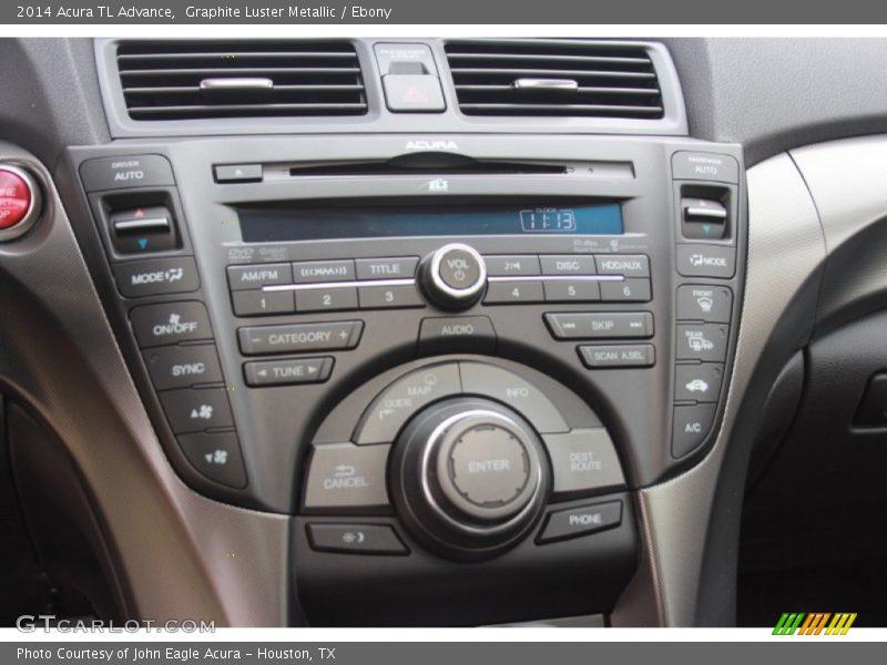 Graphite Luster Metallic / Ebony 2014 Acura TL Advance