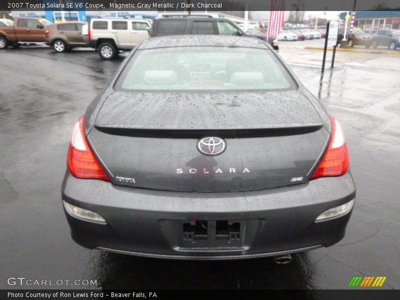 Magnetic Gray Metallic / Dark Charcoal 2007 Toyota Solara SE V6 Coupe