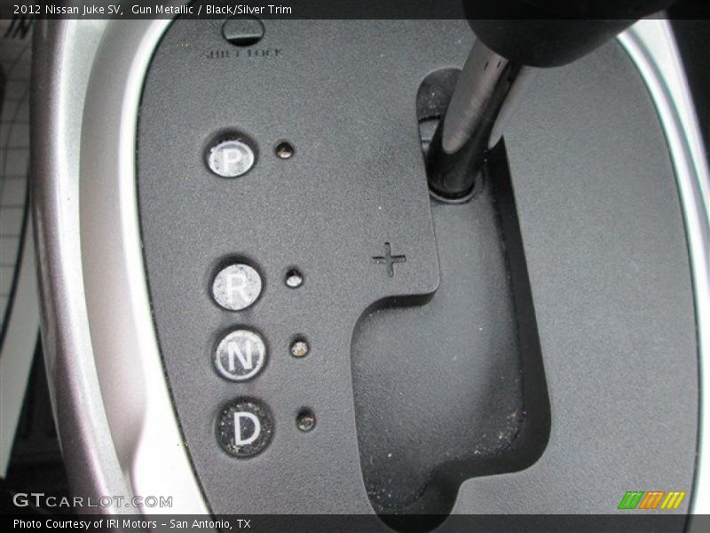 Gun Metallic / Black/Silver Trim 2012 Nissan Juke SV