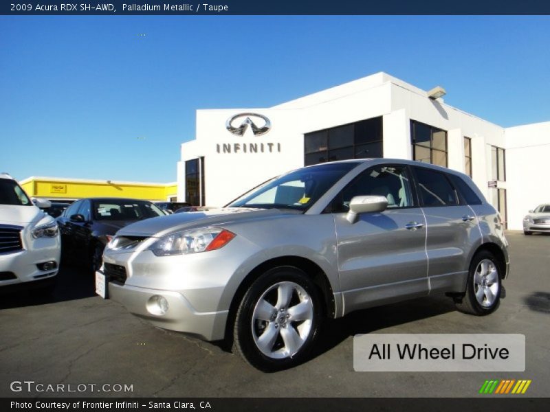 Palladium Metallic / Taupe 2009 Acura RDX SH-AWD