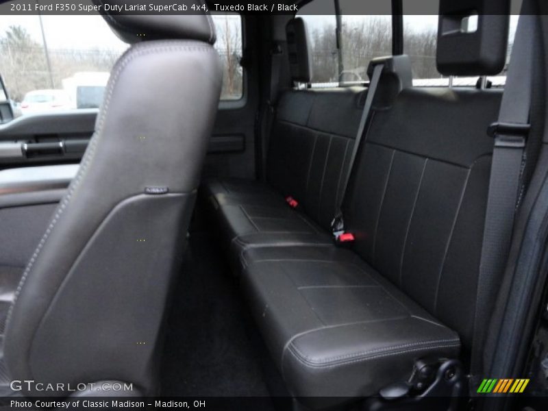 Tuxedo Black / Black 2011 Ford F350 Super Duty Lariat SuperCab 4x4