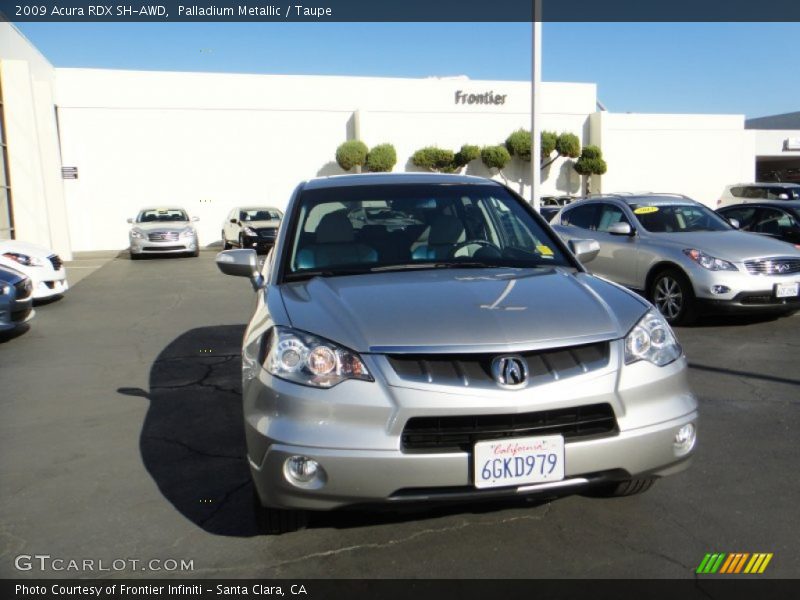 Palladium Metallic / Taupe 2009 Acura RDX SH-AWD