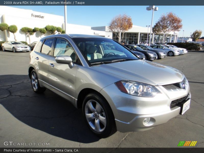 Palladium Metallic / Taupe 2009 Acura RDX SH-AWD
