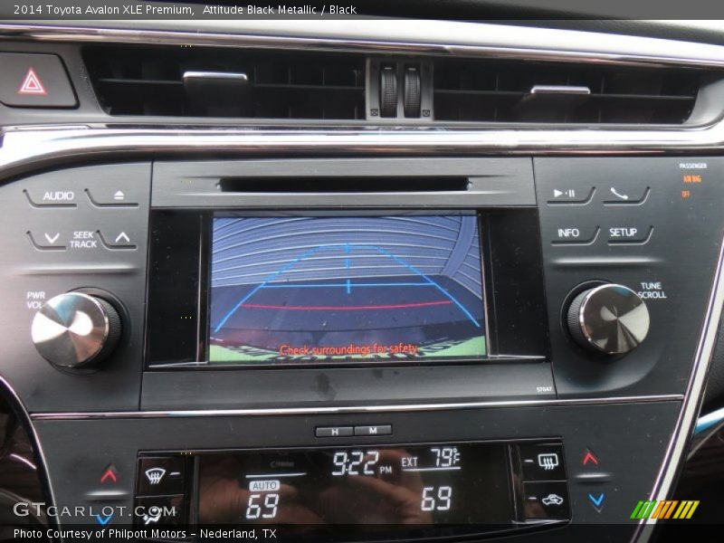 Controls of 2014 Avalon XLE Premium