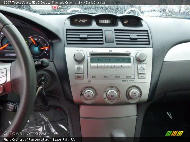 Magnetic Gray Metallic / Dark Charcoal 2007 Toyota Solara SE V6 Coupe