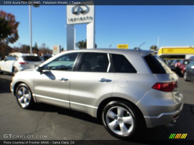 Palladium Metallic / Taupe 2009 Acura RDX SH-AWD