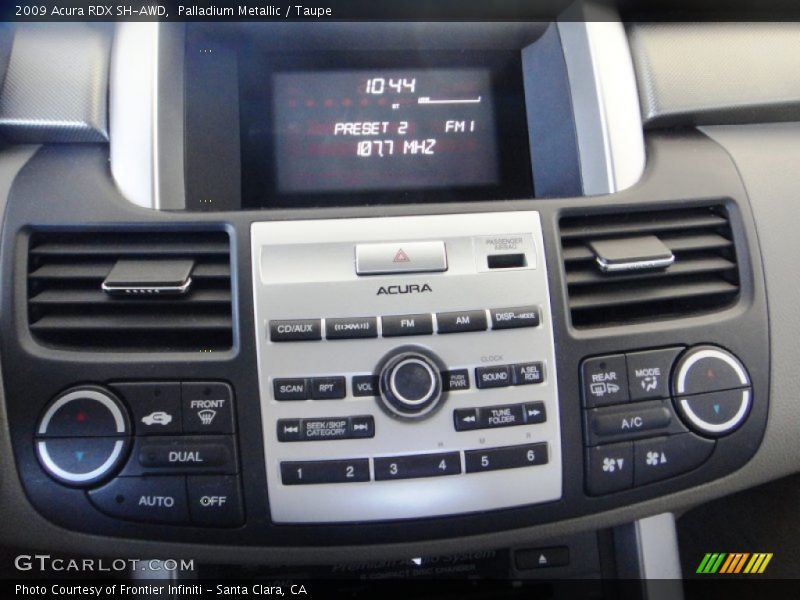 Palladium Metallic / Taupe 2009 Acura RDX SH-AWD