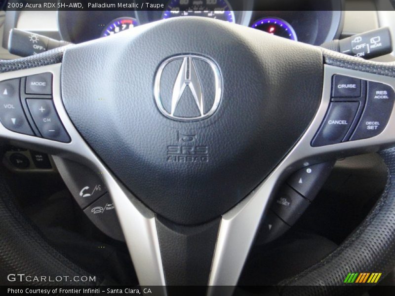 Palladium Metallic / Taupe 2009 Acura RDX SH-AWD