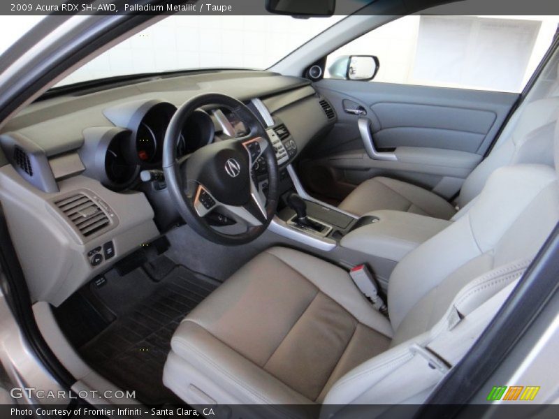 Palladium Metallic / Taupe 2009 Acura RDX SH-AWD