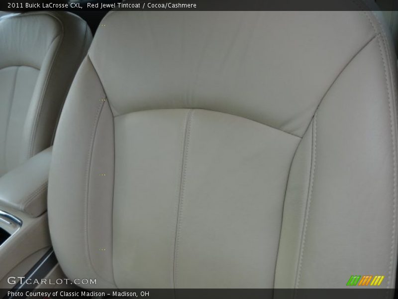 Red Jewel Tintcoat / Cocoa/Cashmere 2011 Buick LaCrosse CXL