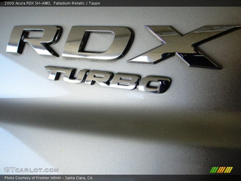 Palladium Metallic / Taupe 2009 Acura RDX SH-AWD