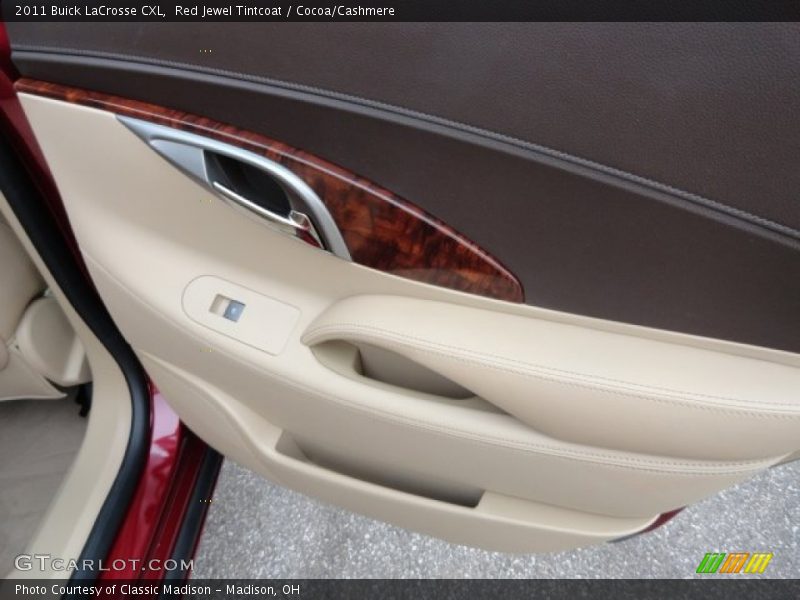 Red Jewel Tintcoat / Cocoa/Cashmere 2011 Buick LaCrosse CXL