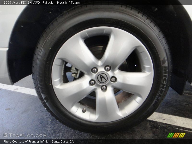 Palladium Metallic / Taupe 2009 Acura RDX SH-AWD