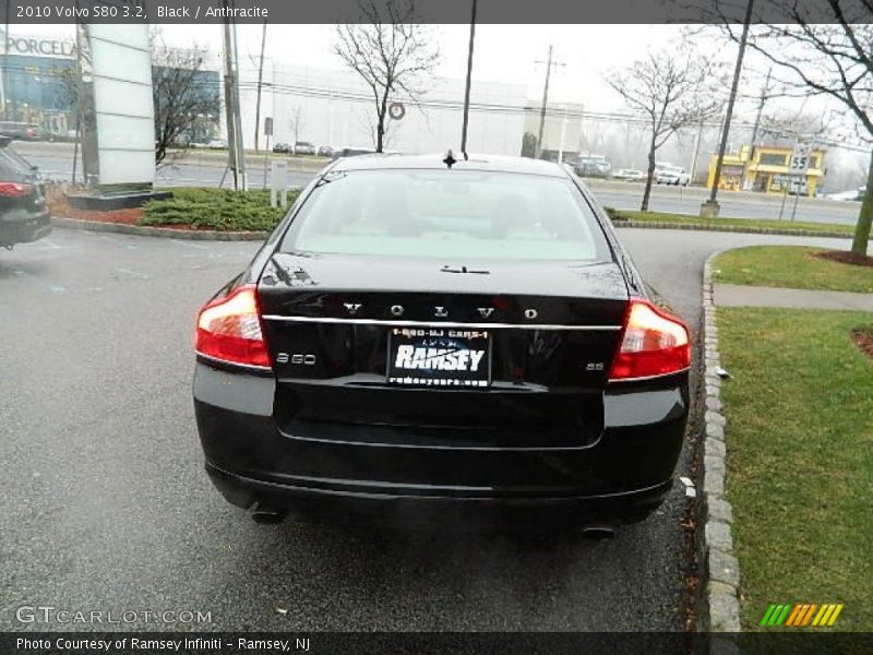 Black / Anthracite 2010 Volvo S80 3.2