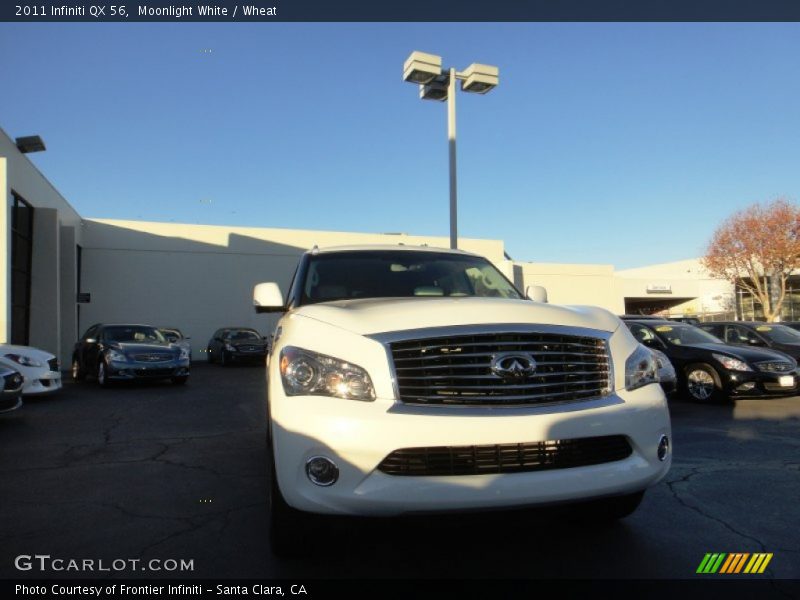 Moonlight White / Wheat 2011 Infiniti QX 56