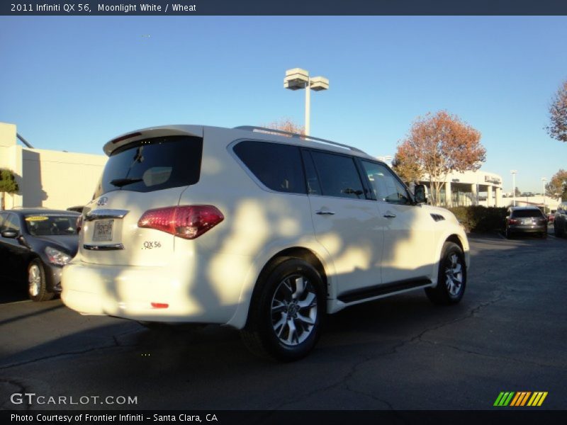 Moonlight White / Wheat 2011 Infiniti QX 56