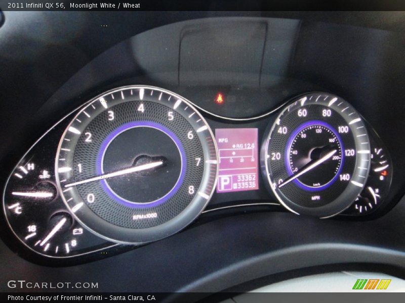 Moonlight White / Wheat 2011 Infiniti QX 56