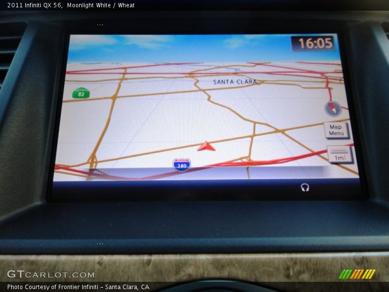 Moonlight White / Wheat 2011 Infiniti QX 56