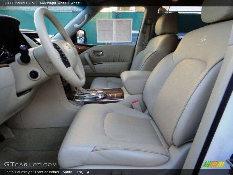 Moonlight White / Wheat 2011 Infiniti QX 56