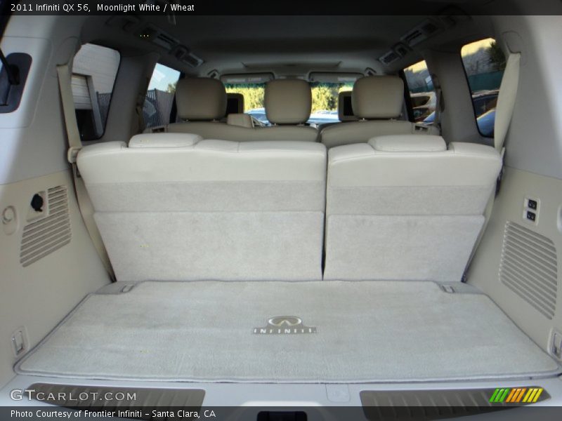 Moonlight White / Wheat 2011 Infiniti QX 56