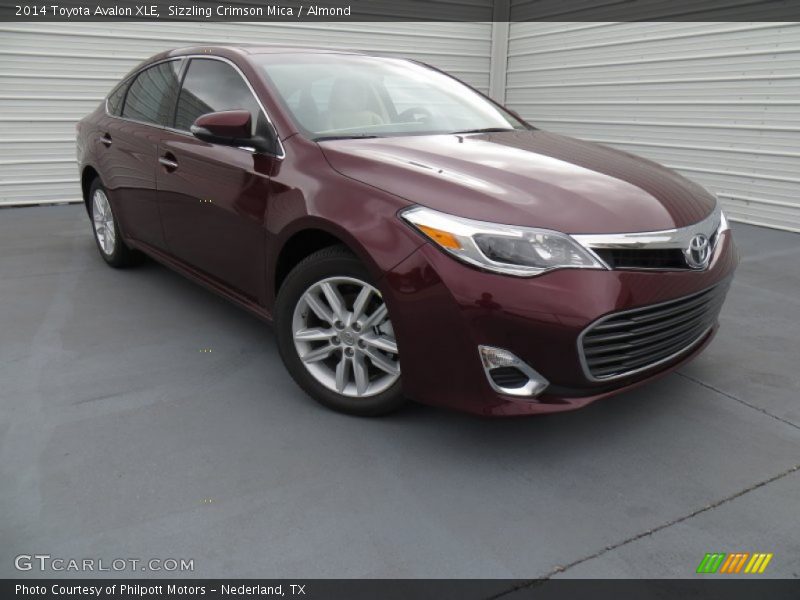Sizzling Crimson Mica / Almond 2014 Toyota Avalon XLE