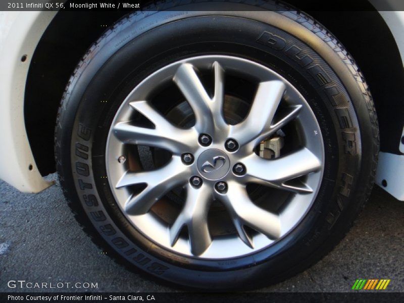 Moonlight White / Wheat 2011 Infiniti QX 56