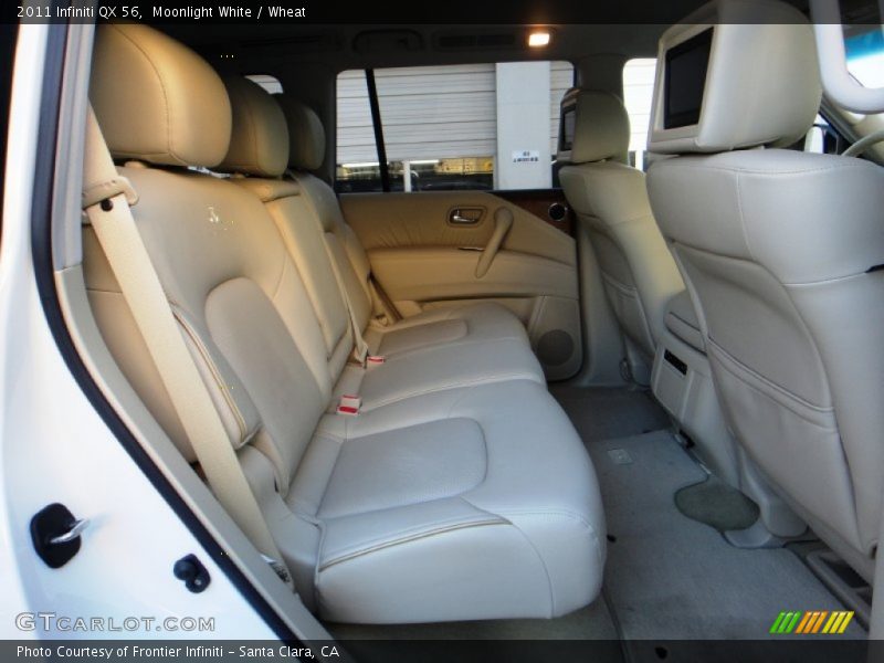 Moonlight White / Wheat 2011 Infiniti QX 56