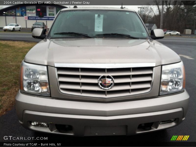 Quicksilver / Pewter Gray 2004 Cadillac Escalade ESV AWD